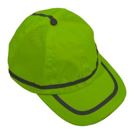 Petra Roc Inc Petra Roc Hi-Visibility Baseball Cap, Polyester Mesh/Oxford, Lime, One Size LBC-S1